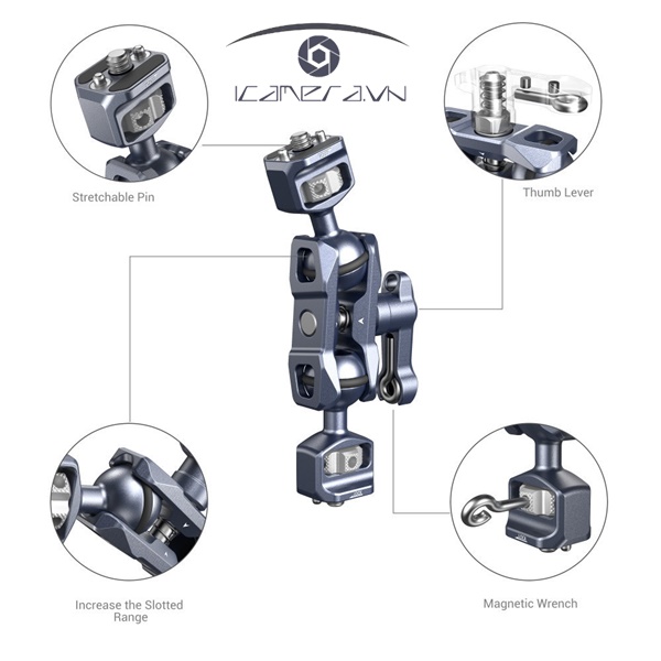 SmallRig 3873 - Magic Arm with Dual Ball Heads