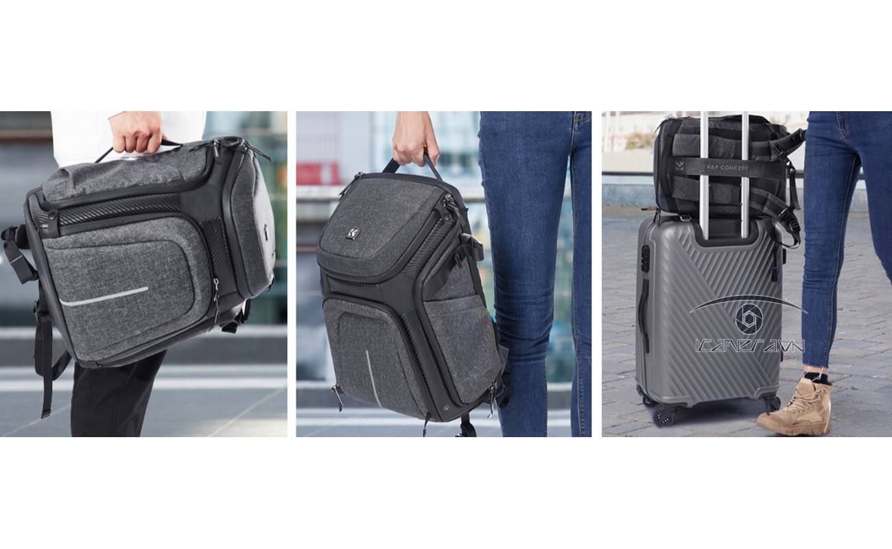 Balo máy ảnh chuyên nghiệp K&F Concept 25L - KF13.131