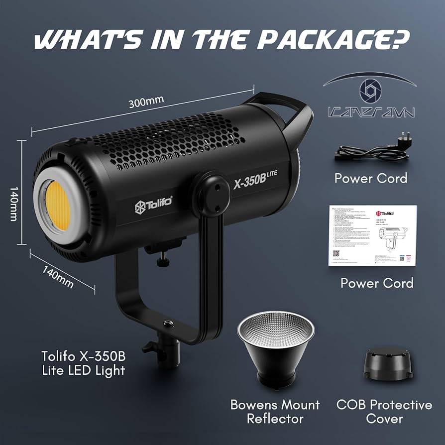 Đèn Led TOLIFO X-350B Lite 2700K-6500K
