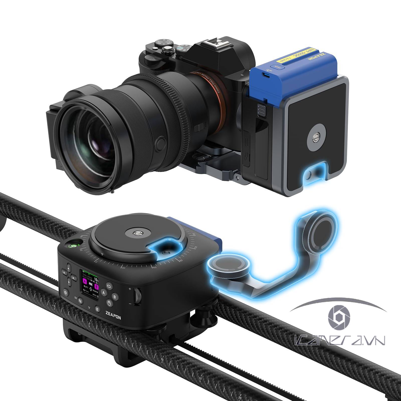 Thanh trượt Zeapon AXIS 100 Pro Multi-axis Motorized Slider (3-axis Version)