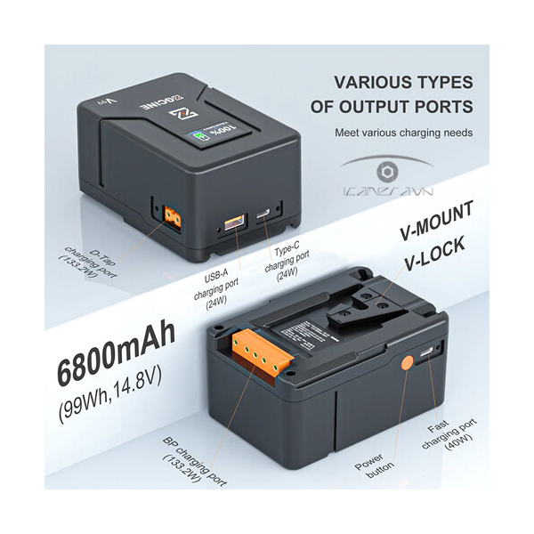 ZGCINE ZG-V99 V-Mount Battery (99Wh)