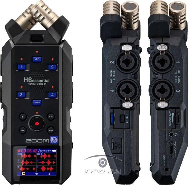 Máy ghi âm Zoom H6essential 6-Track 32-Bit Float