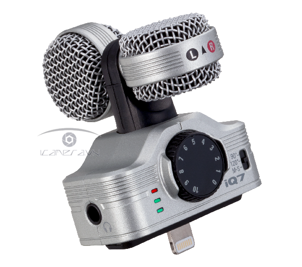 Micro thu âm iQ7 Zoom đa hướng dùng cho smartphone iPhone iPad Lightning