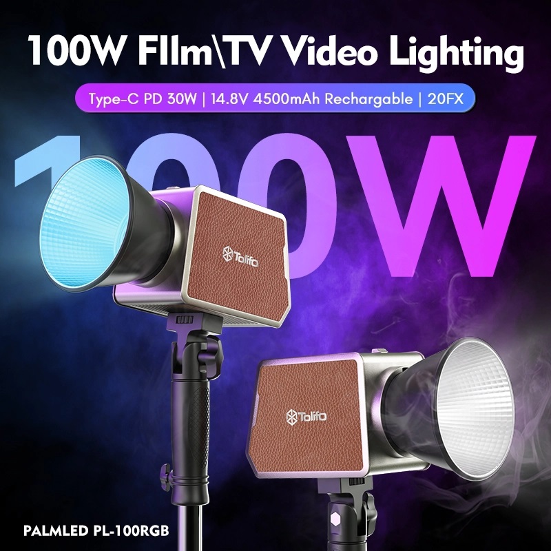 Đèn Led Tolifo PL-100RGB Video Light quay phim
