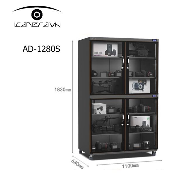 Tủ chống ẩm ANDBON AD-1280S cỡ 1280 Lít