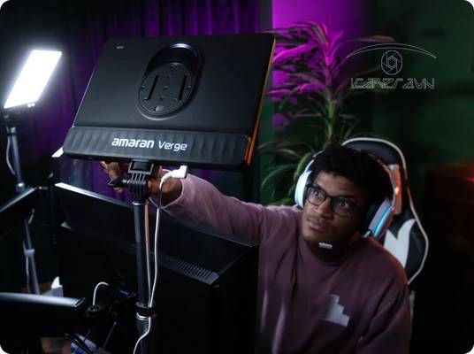 Bộ đèn Led amaran Verge và chân đỡ để bàn