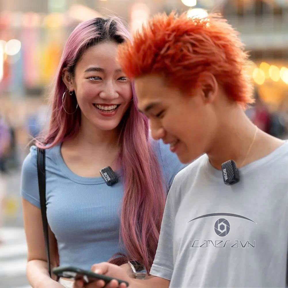 BOYAMIC 2 Micro không dây mini hỗ trợ AI