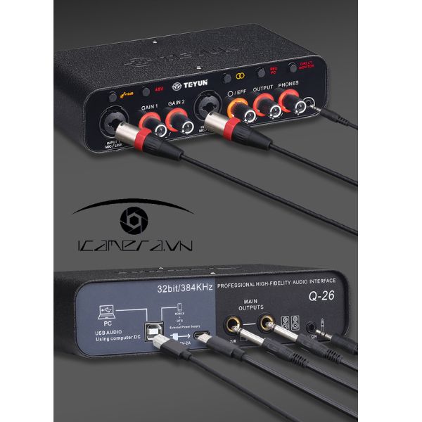 SoundCard thu âm Teyun Q-26