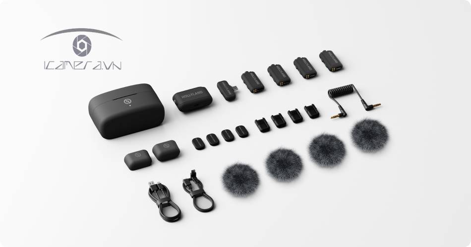 Bộ Micro không dây Hollyland LARK MAX 2 Combo 4 người nói