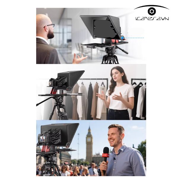 Máy nhắc chữ Telepromter Desview Bestview P17