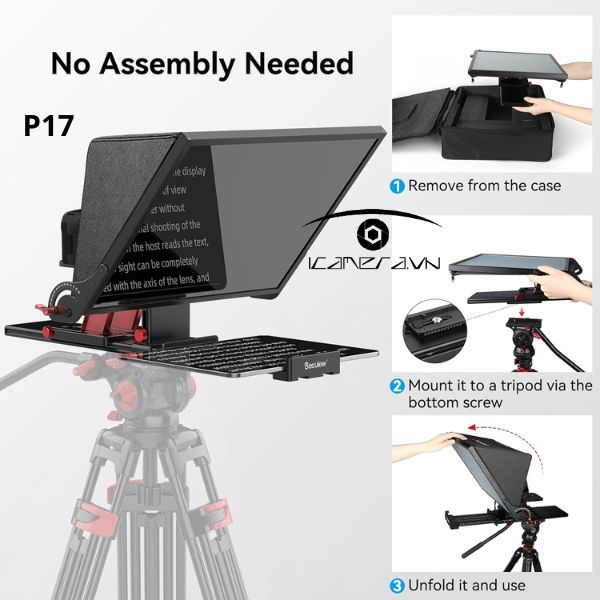 Máy nhắc chữ Telepromter Desview Bestview P17