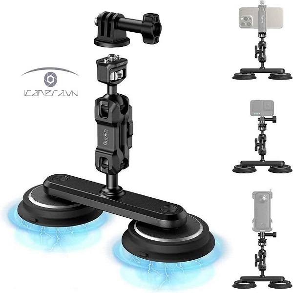 SmallRig 4467 - Giá đỡ hút chân không 2 chân