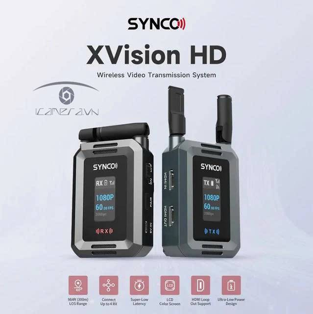 Bộ truyền hình ảnh không dây SYNCO XVision HD 1080P/60fps
