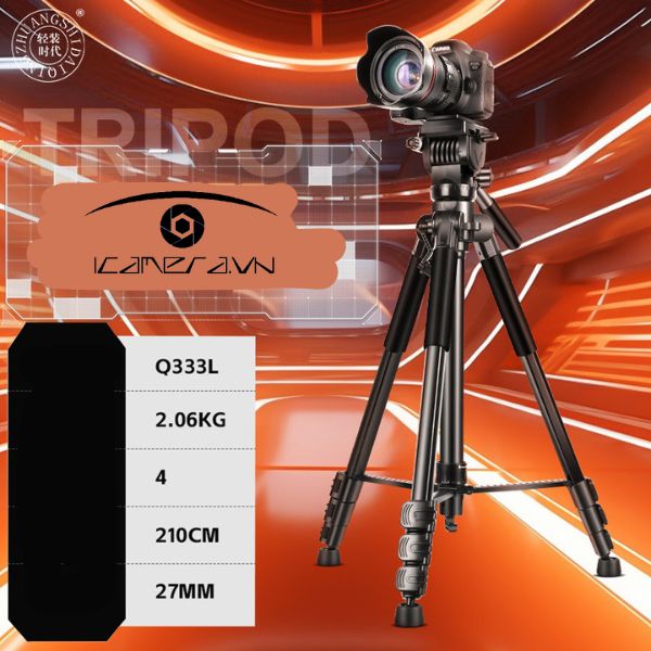 Chân máy ảnh Tripod Beike QZSD Q333L