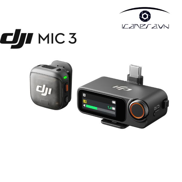 DJI Mic 3 ( 1TX + 1 RX ) Microphone chính hãng giá tốt