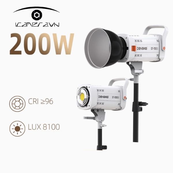 Đèn Led Dengwei ST200Bi Pro Video Light