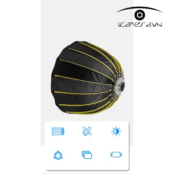 Softbox Parabolic thao tác nhanh XSJ KP2-90 kèm lưới tổ ong