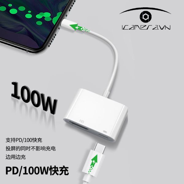 Bộ chuyển đổi tín hiệu HC93 Type-C ra HDMI