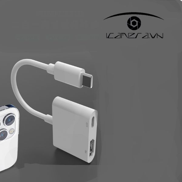 Bộ chuyển đổi tín hiệu HC93 Type-C ra HDMI