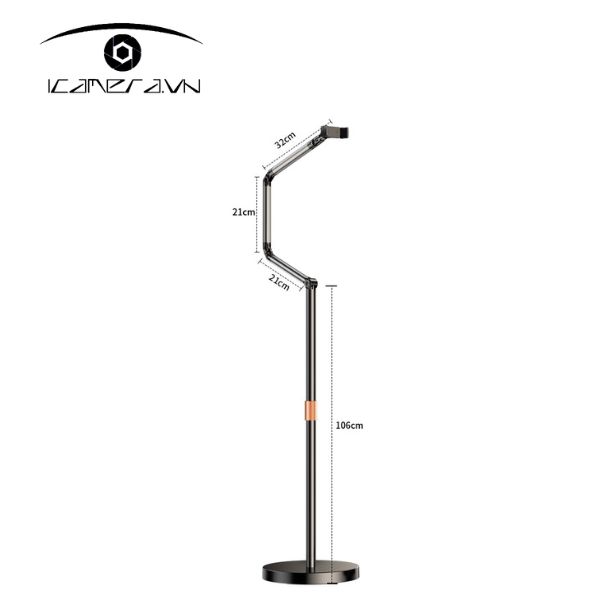 Giá đỡ điện thoại TS-180 quay topshot 360 độ