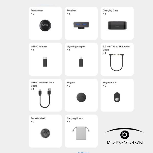 Micro không dây BoyaLink 3