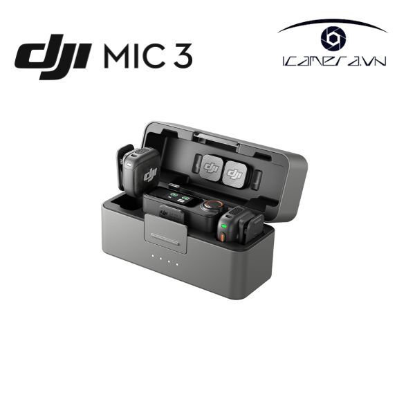 DJI Mic 3 ( 2TX + 1 RX ) Microphone chính hãng giá tốt