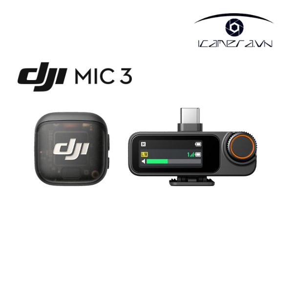 DJI Mic 3 ( 1TX + 1 RX ) Microphone chính hãng giá tốt