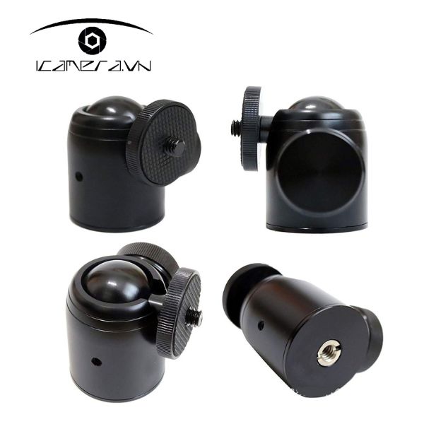 Ballhead mini 1/4 inch gắn chân máy Tripod