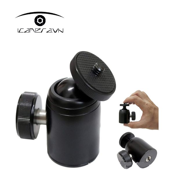 Ballhead mini 1/4 inch gắn chân máy Tripod