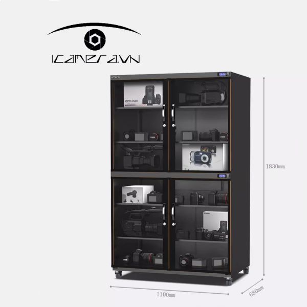 Tủ chống ẩm ANDBON AD-1280S cỡ 1280 Lít