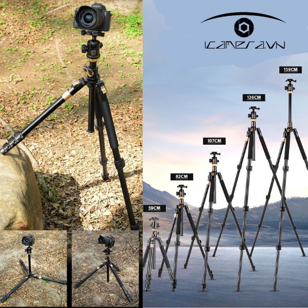 Chân máy ảnh Beike QZSD Q999HE