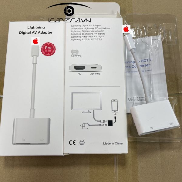 Bộ chuyển đổi tín hiệu L8 Lightning ra HDMI