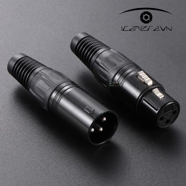 Jack chuyển tín hiệu âm thanh XLR-3P đầu đực Male XLR connector SVP555SC Srexact