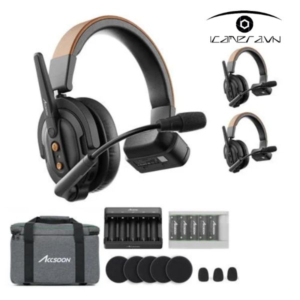 Accsoon CoMo SE 2.4GHz Full-duplex Wireless (Bộ 5 tai nghe)
