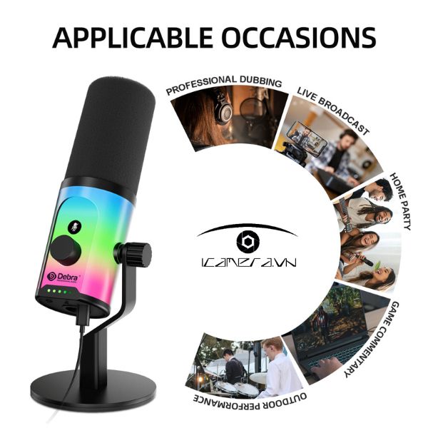 Micro thu âm Debra DLB-77