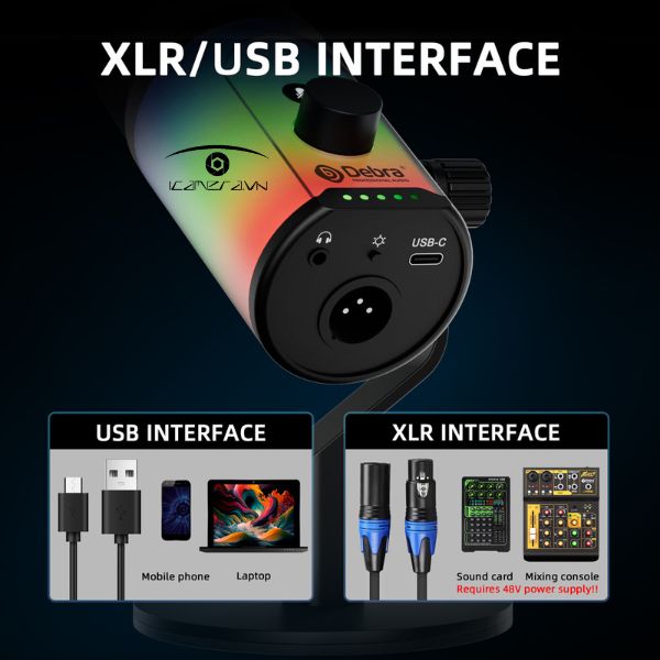 Micro thu âm Debra DLB-77