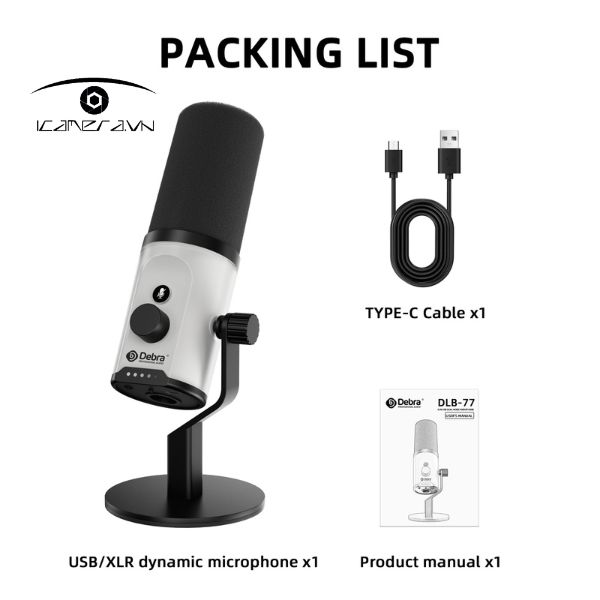 Micro thu âm Debra DLB-77