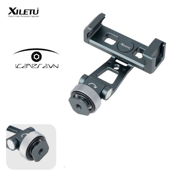 Kẹp điện thoại Xiletu XJS-1 hợp kim nhôm đa năng chính hãng giá tốt