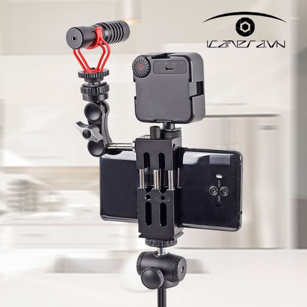 Kẹp điện thoại Xiletu XJ-8 thế hệ II hợp kim nhôm đa năng chính hãng giá tốt