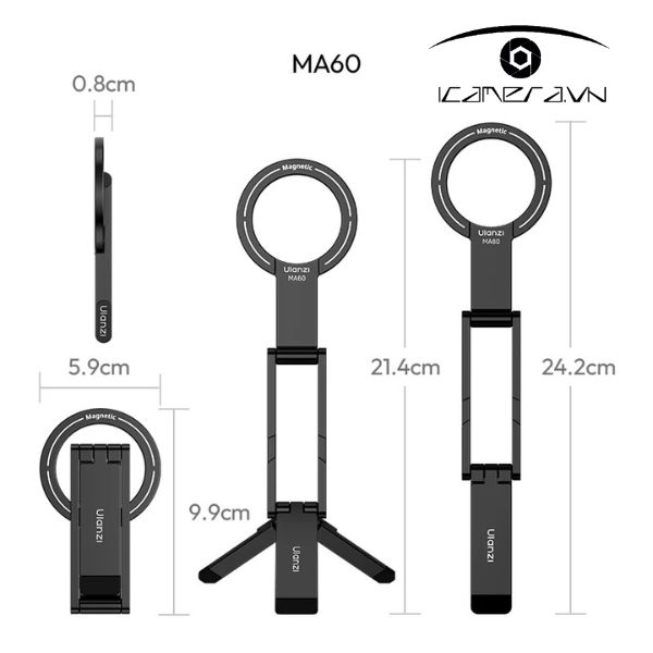 Ulanzi MA60 Chân Máy Điện Thoại Mag Safe Gấp Gọn