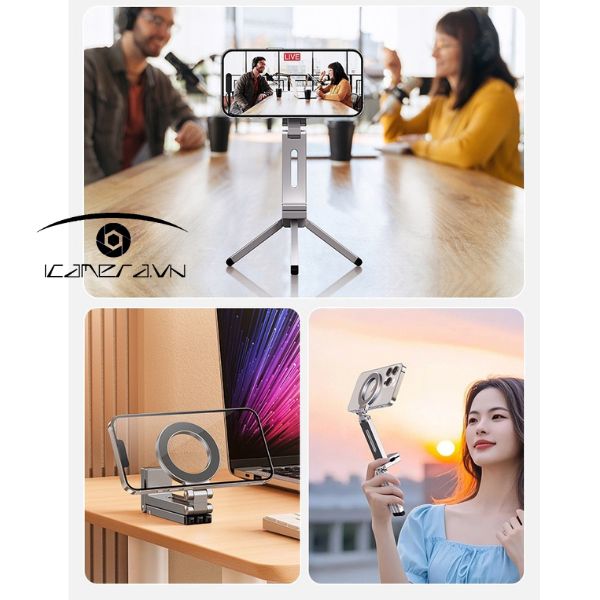 Magsafe E01S Chân Máy Điện Thoại bỏ túi gấp gọn