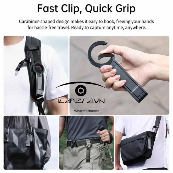 Chân kẹp điện thoại đa năng RT-777 bỏ túi gấp gọn