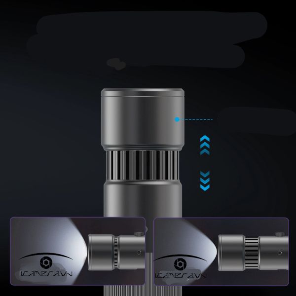 Đèn pin Led 4 màu 25W tạo hiệu ứng ánh sáng