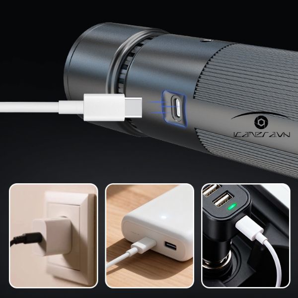 Đèn pin Led 4 màu 25W tạo hiệu ứng ánh sáng