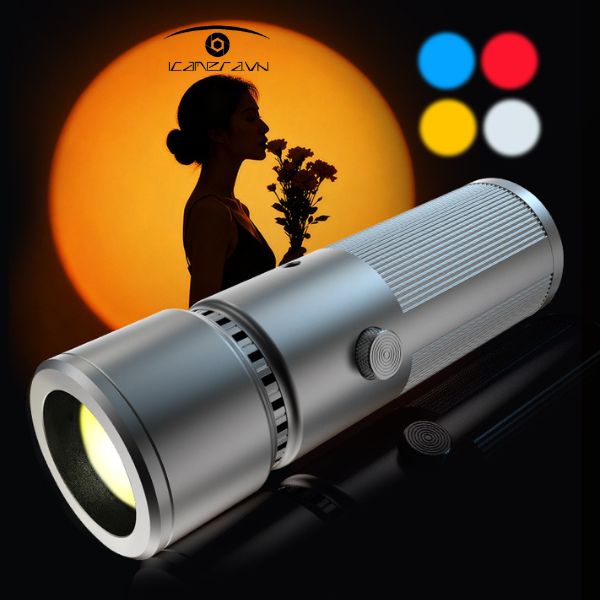 Đèn pin Led 4 màu 25W tạo hiệu ứng ánh sáng