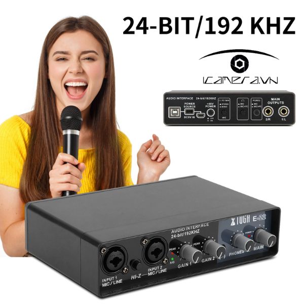 SoundCard thu âm Xtuga E-22