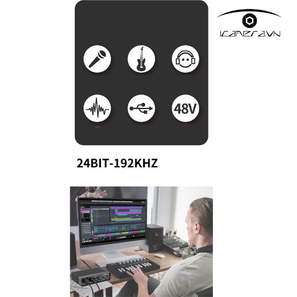 SoundCard thu âm Xtuga E-22