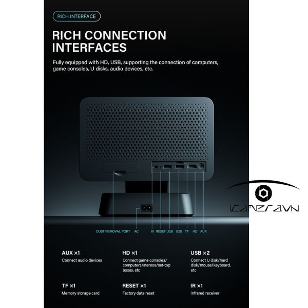 Máy chiếu mini P50 hệ điều hành Android độ phân giải Full HD 1080P