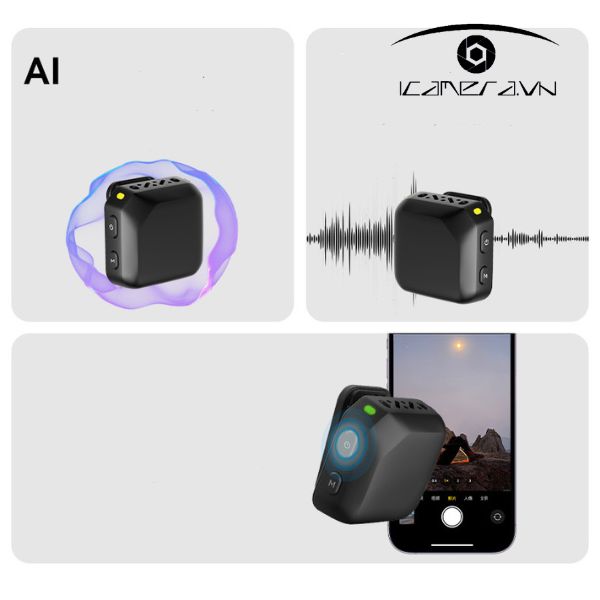 Micro không dây D18 Mic Mini Ai chính hãng giá rẻ