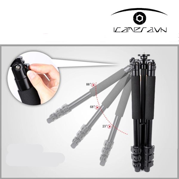Chân máy ảnh Tripod Beike QZSD Q620